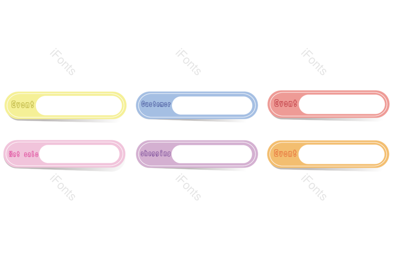 文本框图片,卡通风元素,卡通边框PNG,矢量元素免抠素材